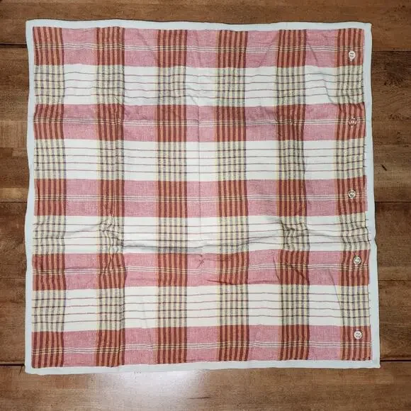 Ralph Lauren Red Plaid Camile Euro Pillow Sham NWT